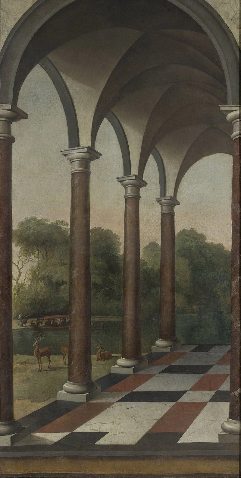 Colonnato che dà su un parco - Rijksmuseum Amsterdam